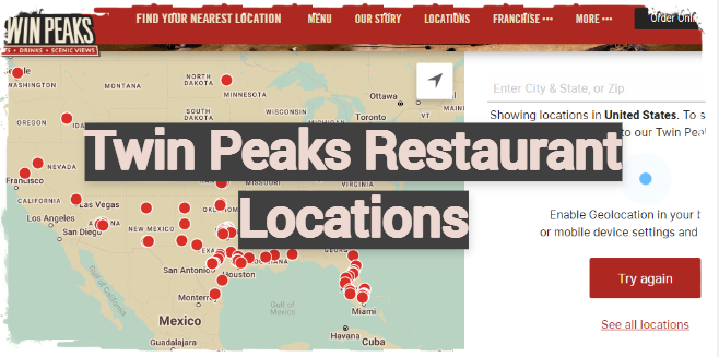 Twin Peaks Restaurant Locations